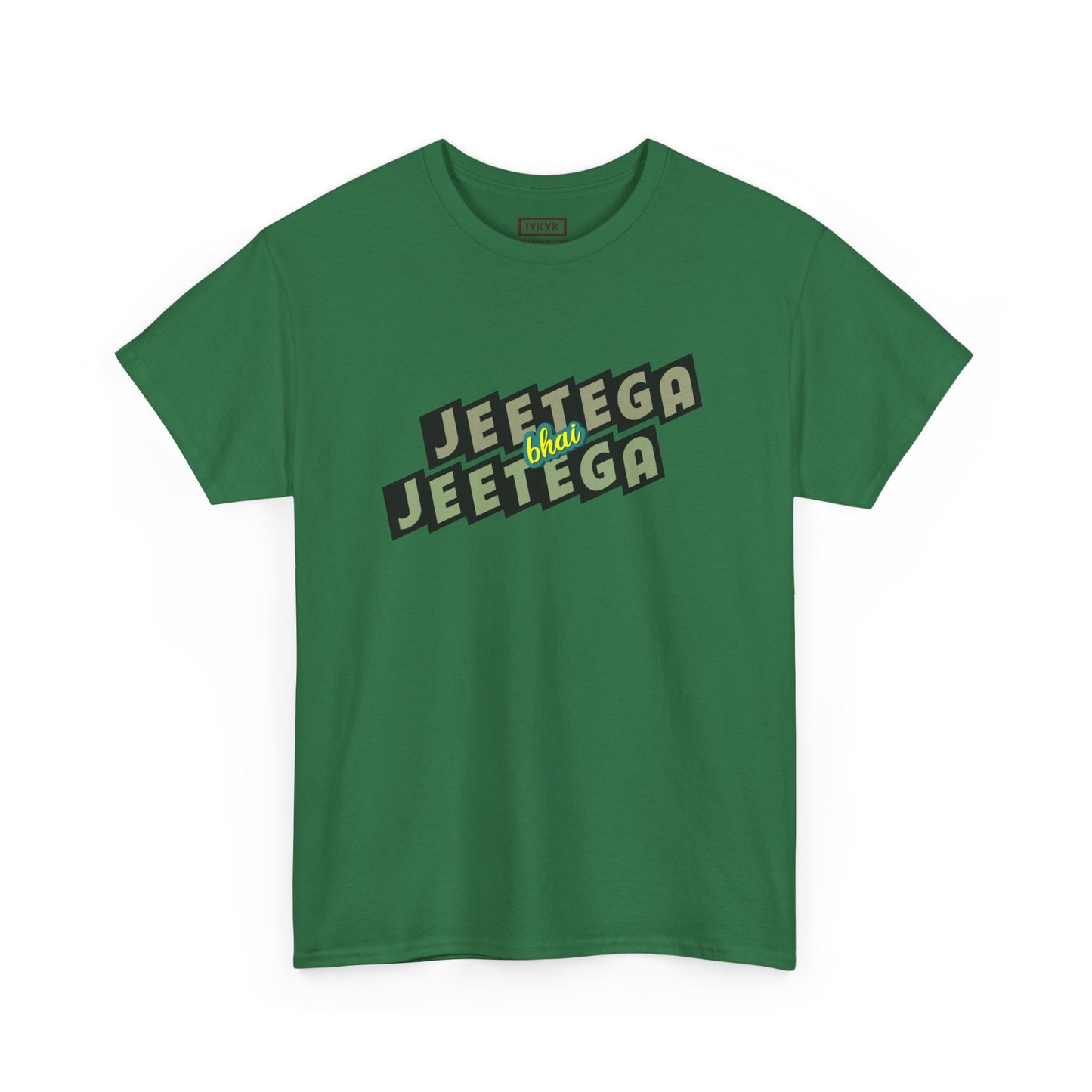 8 - Jeetegaaaa Bhai... - Unisex Heavy Cotton Tee